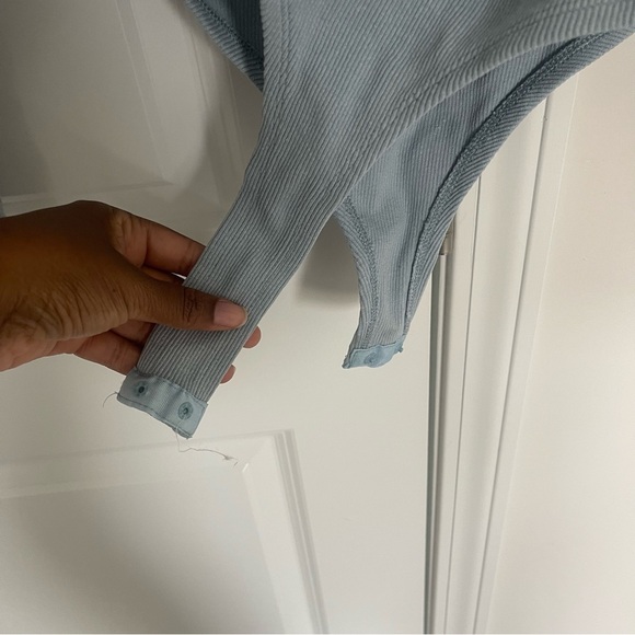 JLUXLABEL Crewneck Cotton Fleece Bodysuit - Picture 7 of 7